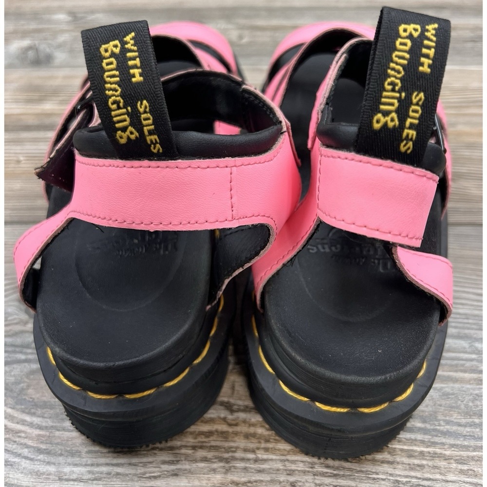 Dr. Doc Martens Blaire Chunky Platform Sandals Hot Pink US-7 EU-38 Punk Grunge - Picture 5 of 11